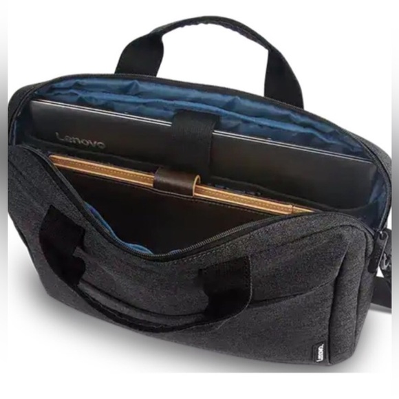 🍁LENOVO EUC BLACK SOFT SIDE w/CARRY STRAP LAPTOP BAG - Picture 6 of 8